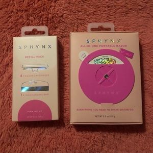 Sphynx portable razor and refill pack
